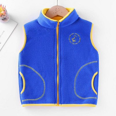 Îmbrăcăminte exterioară pentru adolescenți Veste Jachete fără mâneci Vestă pentru copii pentru băiat fată Polar fleece Bebeluși Copii Vestă Iarnă caldă 100-160 cm