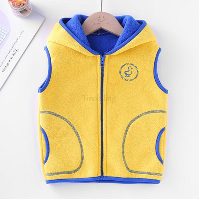 Îmbrăcăminte exterioară pentru adolescenți Veste Jachete fără mâneci Vestă pentru copii pentru băiat fată Polar fleece Bebeluși Copii Vestă Iarnă caldă 100-160 cm