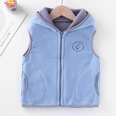 Îmbrăcăminte exterioară pentru adolescenți Veste Jachete fără mâneci Vestă pentru copii pentru băiat fată Polar fleece Bebeluși Copii Vestă Iarnă caldă 100-160 cm