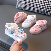 Pantofi pentru copii Pantofi cu LED pentru fată Pantofi luminos pentru copii, cu lumină, modă, respirabil, pentru fetiță, sport, alergare, cu talpă moale, pantofi pentru copii