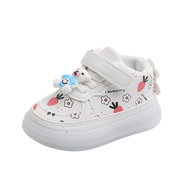 Zapatillas, dječja LED cipela za djevojčicu, svjetleća, osvijetljena dječja cipela, modna prozračna dječja sportska tenisica za trčanje, mekani potplat