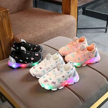Светещи обувки за малко дете за момчета Момичета Детски Led обувки Детски светещи маратонки за деца Маратонки със светеща подметка