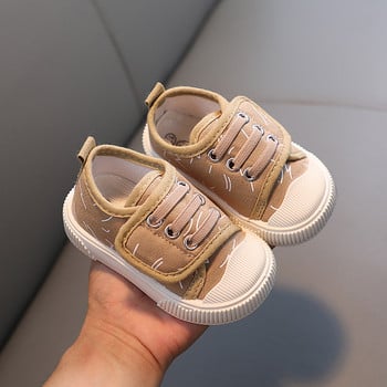 Детски платнени обувки Ежедневни обувки Пролет 2023 Нови момчета 1-6 годишни бебешки обувки Дишащи момичета Ниски бордови обувки Детски обувки