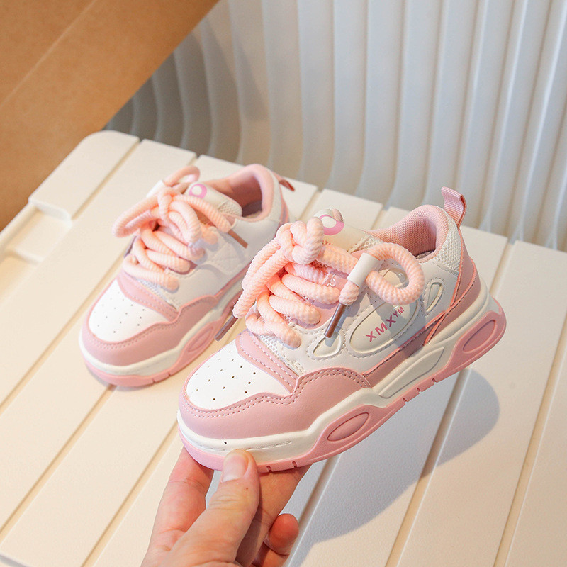 Obuća za kruh za djevojčice Jesen 2023. Nova dječja sportska obuća za slobodno vrijeme Mekani potplat Proljeće i ljeto