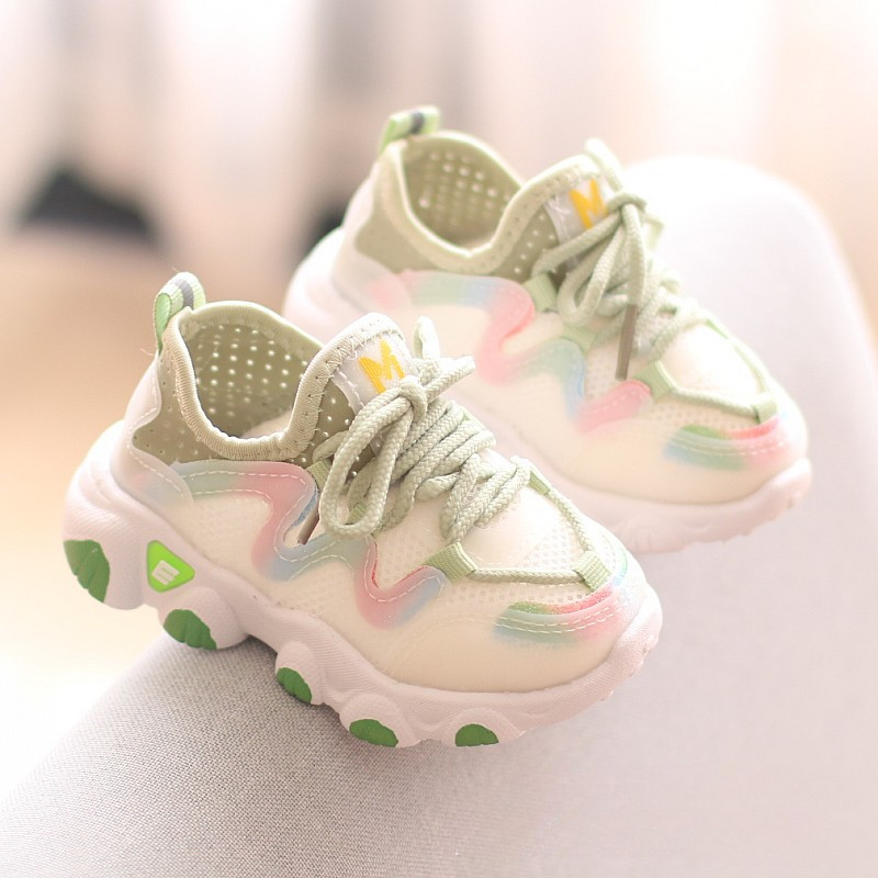 Tenisice Dječje Dječje Bijele cipele Djevojčice Proljeće Jesen Ležerna sportska obuća Djeca Studenti Prozračne mrežaste cipele أحذية غير رسمية