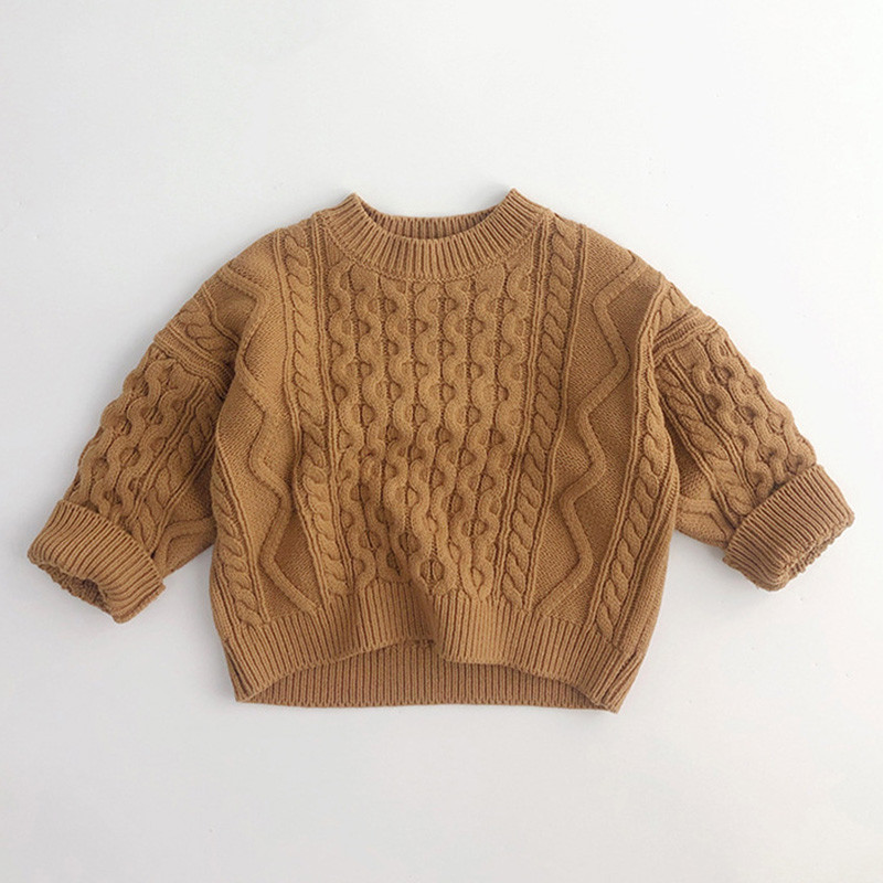 Dječji pulover za bebe Pleteni jesen-zima Odjeća za dječake i djevojčice Dugih rukava Široka dječja dječja dječja majica za djevojčice i dječake Gornja odjeća