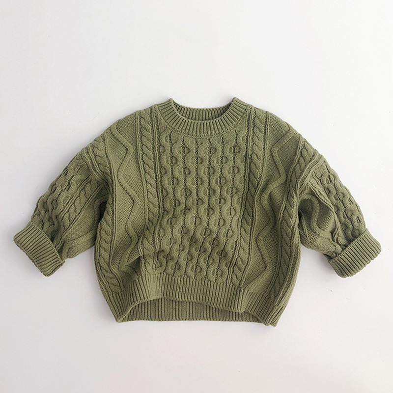 Dječji pulover za bebe Pleteni jesen-zima Odjeća za dječake i djevojčice Dugih rukava Široka dječja dječja dječja majica za djevojčice i dječake Gornja odjeća