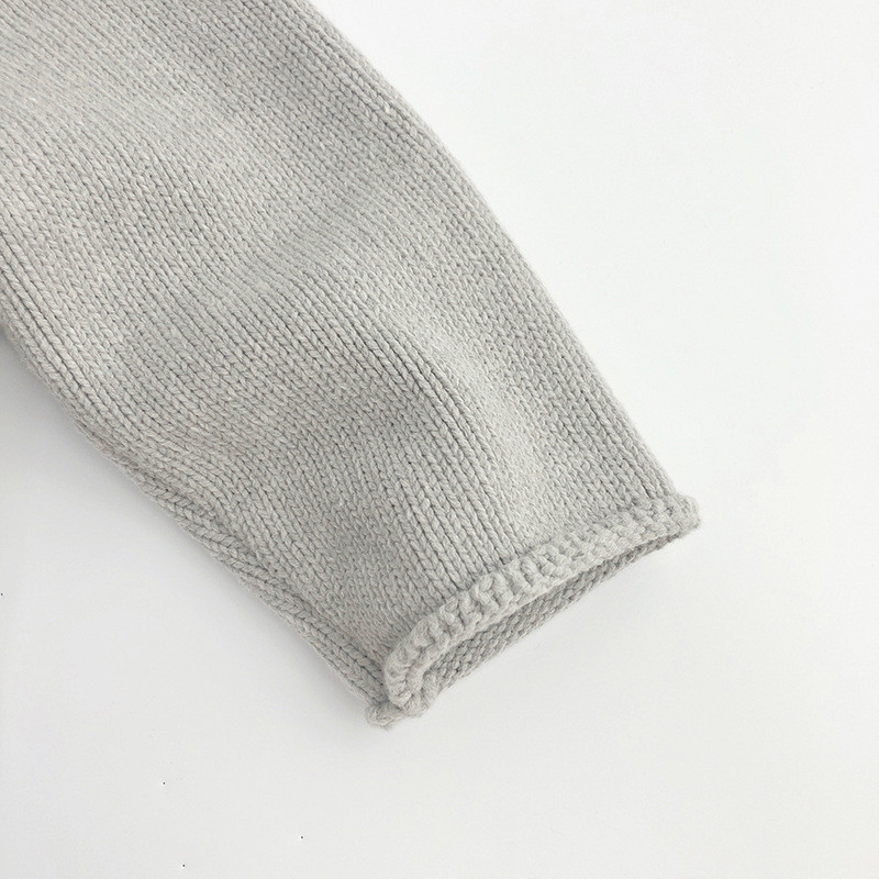 Džemperi za bebe Korejski ležerni džemper dugih rukava Jesenski pulover za djecu Dječaci Odjeća za djevojčice Pleteni gornji dijelovi Kaputi Pletena odjeća1-7Y