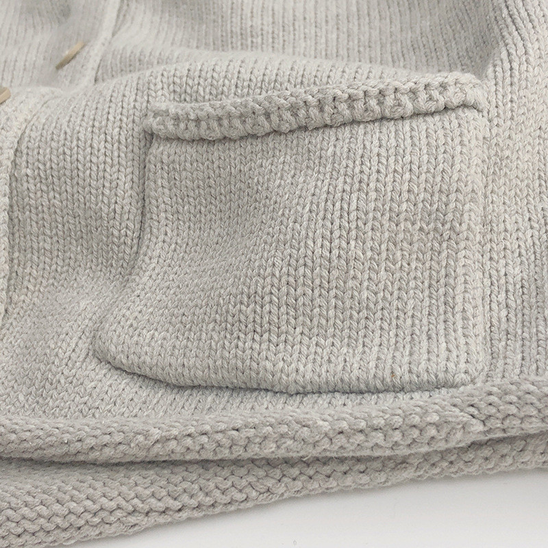 Džemperi za bebe Korejski ležerni džemper dugih rukava Jesenski pulover za djecu Dječaci Odjeća za djevojčice Pleteni gornji dijelovi Kaputi Pletena odjeća1-7Y