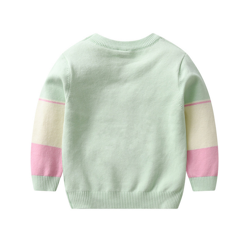 Džemper za djevojčice 2-8T, zimska topla odjeća, pleteni pulover za dojenčad dugih rukava, dječja pletena odjeća za djevojčice