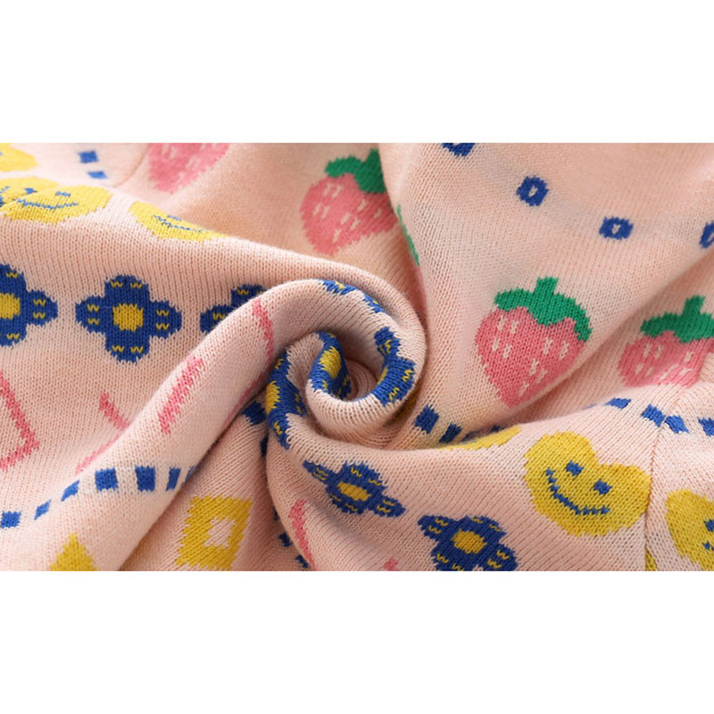 2-8T džemper s cvjetnim uzorkom za malu djecu i djevojčice Topla zimska odjeća Pleteni pulover Top dugih rukava Pletena odjeća za dojenčad Slatka odjeća