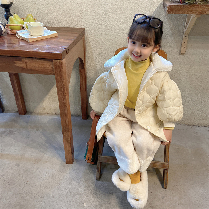 Zimske nove kapute s remenom za djevojčice, dječje marke Parke, odjeća za malu djecu Duga gornja odjeća Dječja modna odjeća za princeze Tople puhove