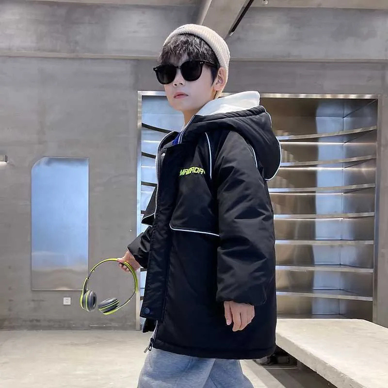 Dječački kaput Jakna Gornja odjeća Gornji dijelovi Pamuk 2023 Ležerna topla zadebljana Zimski sportovi Tinejdžeri Dječja dječja odjeća TZ967