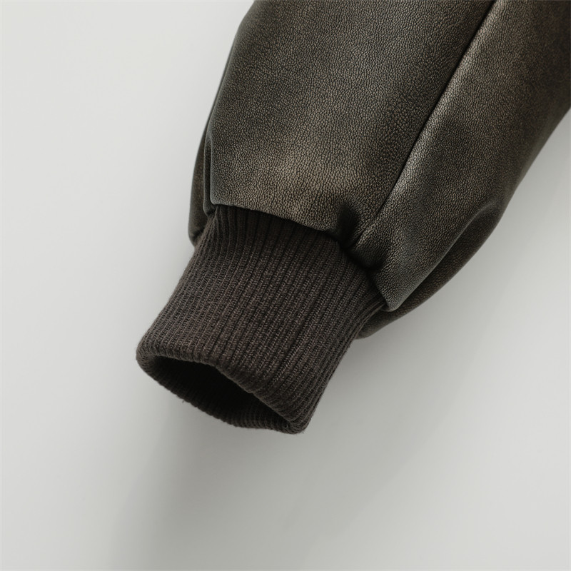 RARF ženska nova vintage bomber jakna od imitacije kože 2023. gornji kaput u ženskom stilu