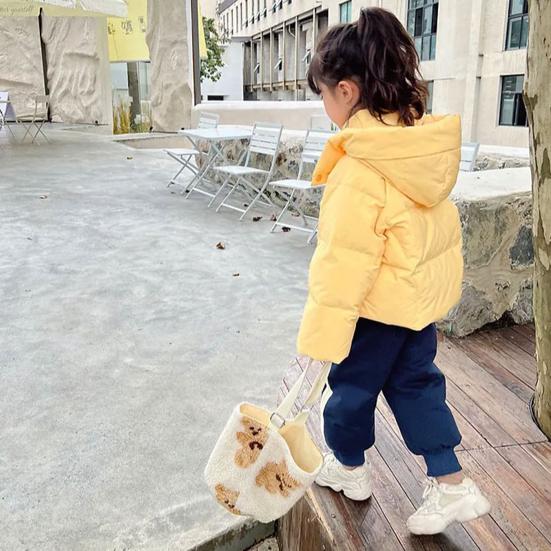 Nova zimska puhasta jakna za djevojčice, dječji kaputi, dječja gornja odjeća za zimu i jesen 2022-WT021