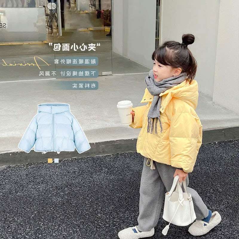 Nova zimska puhasta jakna za djevojčice, dječji kaputi, dječja gornja odjeća za zimu i jesen 2022-WT021