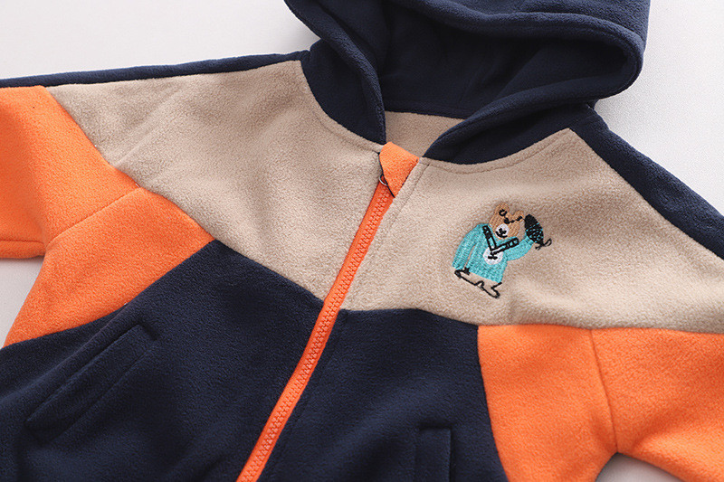 Dječja jesen/zima 2023. Novi kaput i topla gornja odjeća od baršuna Moderan dječji gornji kaput s kapuljačom Zimski kaput Dječja jakna