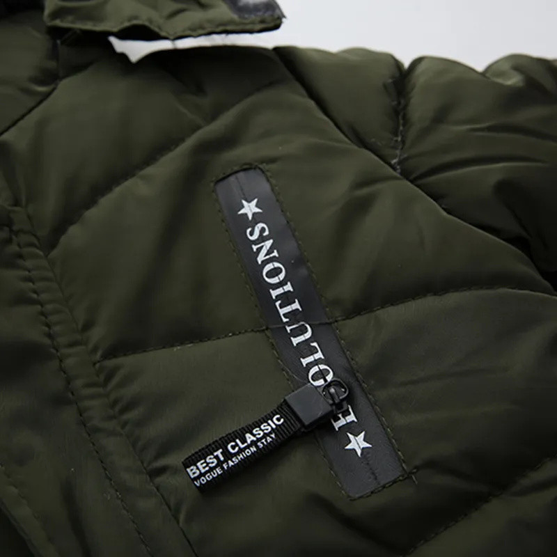 Dječje jakne za dječake Snježno odijelo za malu djecu Dječja zimska jakna Topla krznena bunda Dječja parka s kapuljačom Gornja odjeća Odjeća 1-6 godina