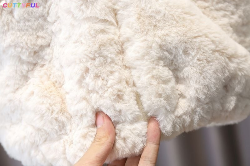 Cuttyful jakna za dječake Zimska deblja topla gornja dječja odjeća s kapuljačom Slatki medo Plišani kaputi za malu djecu Odjeća za djevojčice