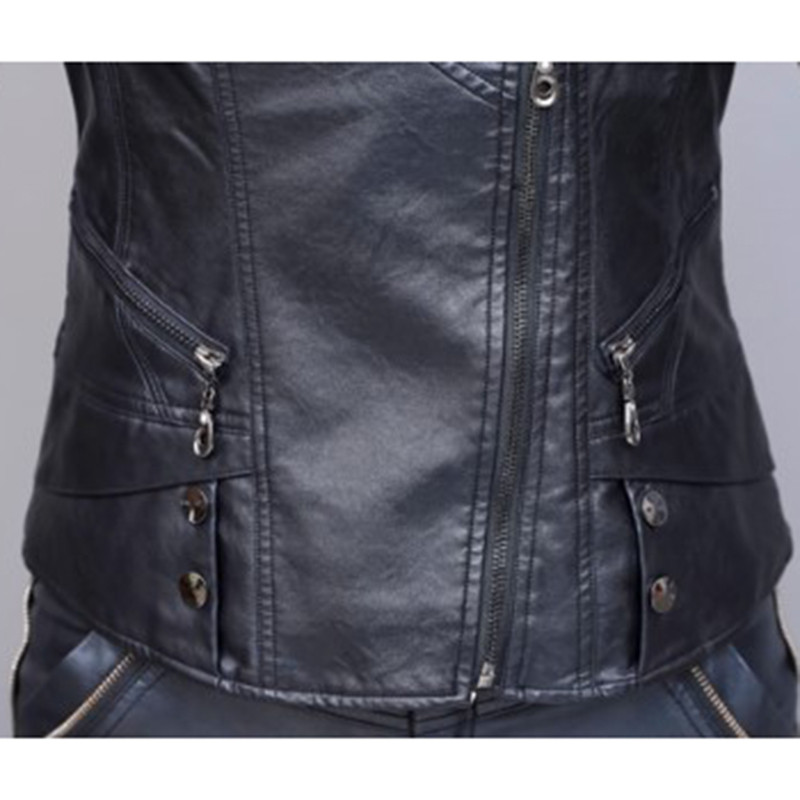 2022. Proljeće Jesen Ženska kožna jakna Nova korejska tanka ženska kratka crna kožna gornja odjeća Male ležerne ženske majice