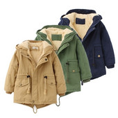 Parkas Παιδικά ρούχα για αγόρια Χειμερινό βελούδινο παχυντικό παλτό καινούργιο για κορίτσια Βαμβακερό παιδικό παλτό πανωφόρι αντιανεμικό πανωφόρι