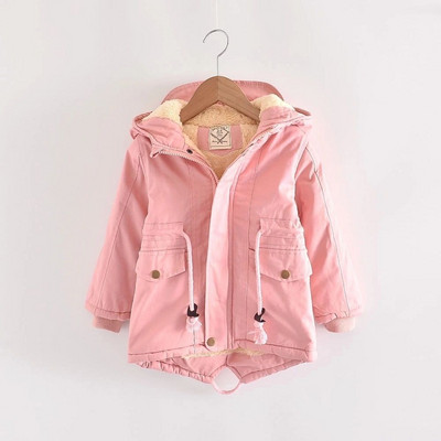Parkas Παιδικά ρούχα για αγόρια Χειμερινό βελούδινο παχυντικό παλτό καινούργιο για κορίτσια Βαμβακερό παιδικό παλτό πανωφόρι αντιανεμικό πανωφόρι