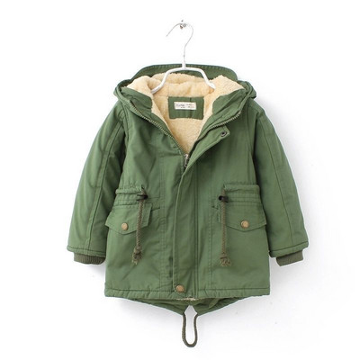 Parkas Παιδικά ρούχα για αγόρια Χειμερινό βελούδινο παχυντικό παλτό καινούργιο για κορίτσια Βαμβακερό παιδικό παλτό πανωφόρι αντιανεμικό πανωφόρι