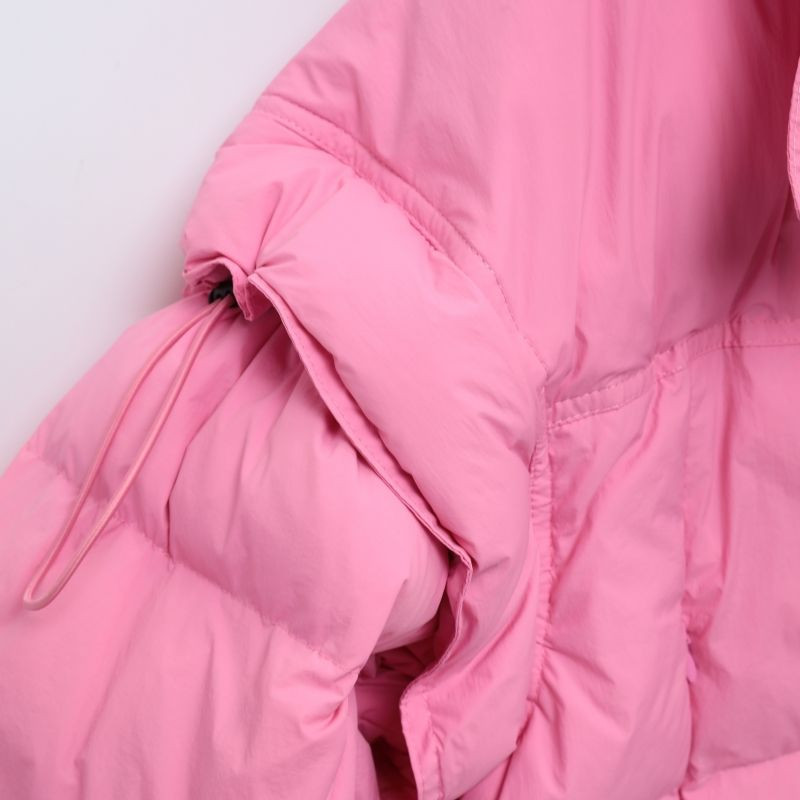 2023. Zimski ženski 90% bijeli kaput s pačjim paperjem Ženska pufer jakna dugih rukava koji se može skinuti Kaput Ležerne široke parke s kapuljačom