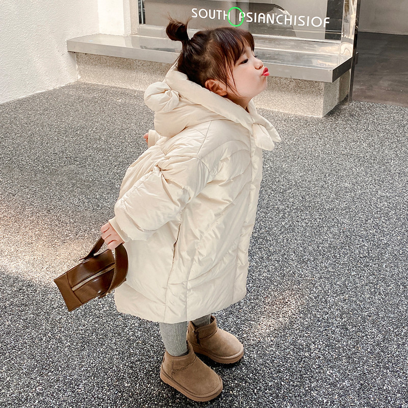 2023. Zimska parka kaputi za djevojčice i djevojčice s kapuljačom, mali medo, široka debela topla dječja dječja dječja odijela, dječja odjeća CH208