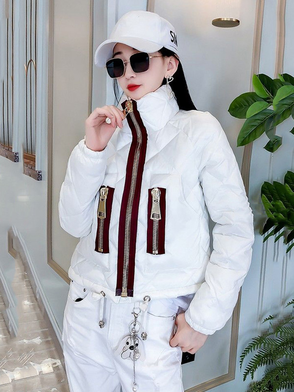 KBAT Γυναικεία πουπουλένια παλτό για τον χειμώνα 2023 Parkas Ζεστό παλτό Γυναικείο μπουφάν με βαμβακερή επένδυση Γυναικεία εξωτερικά ενδύματα parca de invierno para mujer