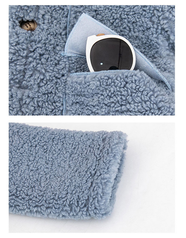 Zimski pamučni kaput za dječake Dječji jednobojni kaput s kapuljačom iz crtića 3-13 godina