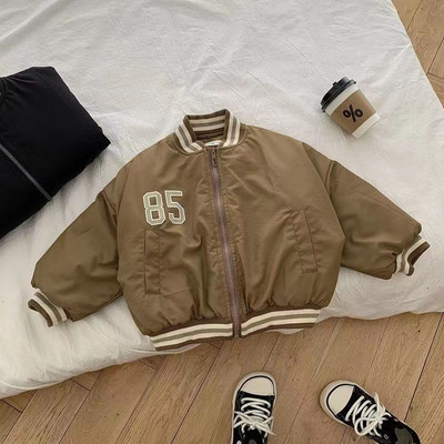 2023 New Baby Snow Wear Coat Παιδικά βαμβακερά ρούχα με επένδυση Παχύ Φθινοπωρινό χειμωνιάτικο γράμμα για κορίτσια Εξωτερικά ρούχα για αγόρια