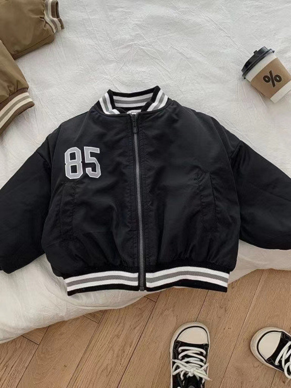 2023 New Baby Snow Wear Coat Παιδικά βαμβακερά ρούχα με επένδυση Παχύ Φθινοπωρινό χειμωνιάτικο γράμμα για κορίτσια Εξωτερικά ρούχα για αγόρια