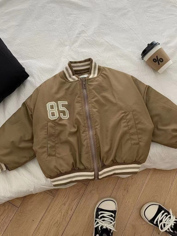 2023 New Baby Snow Wear Coat Παιδικά βαμβακερά ρούχα με επένδυση Παχύ Φθινοπωρινό χειμωνιάτικο γράμμα για κορίτσια Εξωτερικά ρούχα για αγόρια