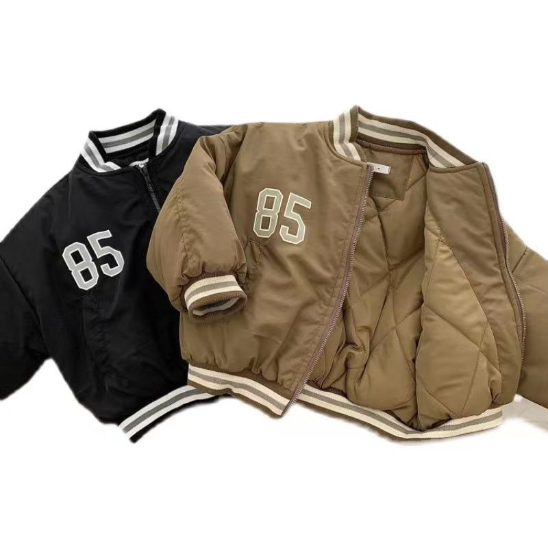 2023 New Baby Snow Wear Coat Παιδικά βαμβακερά ρούχα με επένδυση Παχύ Φθινοπωρινό χειμωνιάτικο γράμμα για κορίτσια Εξωτερικά ρούχα για αγόρια