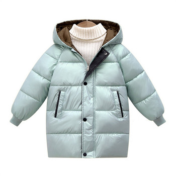 Детско есенно и зимно дълго палто за момичета за момчета и момичета, размер 6, водоустойчиво яке с руни, момичета, детски зимни палта за момичета, възраст 9