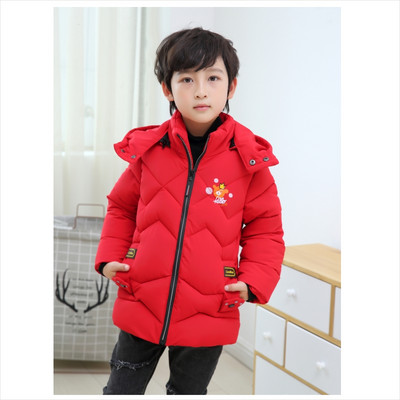 Against The Cold Winter Boys Jacket Velvet Thickening Keeping Warm Hooded παλτό για παιδιά Χριστουγεννιάτικο δώρο Παιδικά εξωτερικά ενδύματα