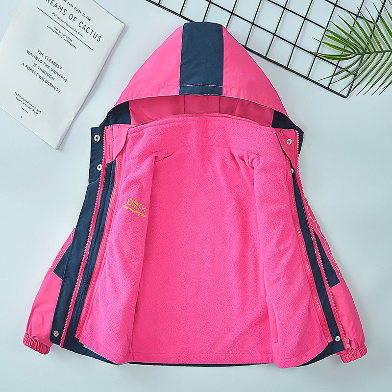 Ανοιξιάτικα Φθινοπωρινά Κοριτσίστικα Μπουφάν Εξωτερικού Σπορ Σπορ Παλτό Αποσπώμενο Παιδικά Χειμερινά Εξωτερικά Ενδύματα Κοριτσίστικα Ρούχα για Εφήβους 4-15 ετών TZ122