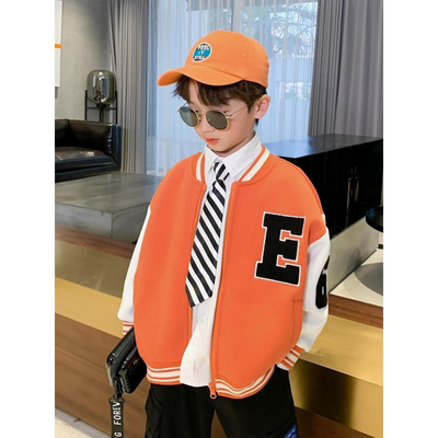 Streetwear Μπέιζμπολ Ομοιόμορφο μονό στήθος με λαιμόκοψη casual στάμπες επιστολές συνονθύλευμα μαζεμένα μπουφάν Μόδα για αγόρια Άνοιξη φθινόπωρο