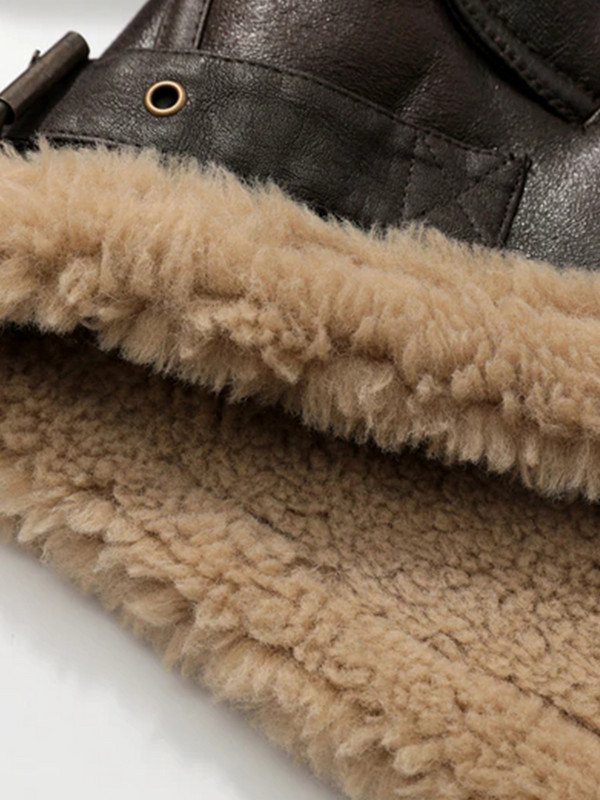 Ailegogo Nova ženska debela topla krznena jakna od umjetne kože Jesen Zima Ženska ulična Moto biciklistička jakna s patentnim zatvaračem Vintage gornja odjeća