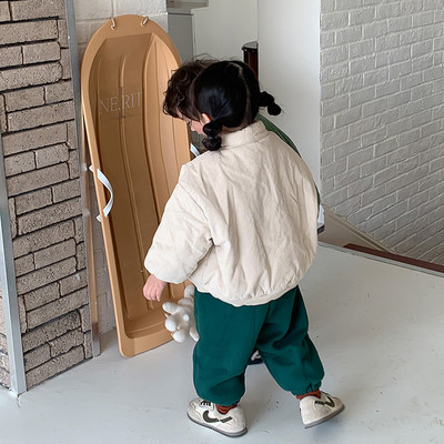 Dječji kaputi s obje strane Nošnje Jakne 2023 Zimski kašmir Kaput Jakna za dječake 1-7Y Dječji kašmir Kaput Obostrano