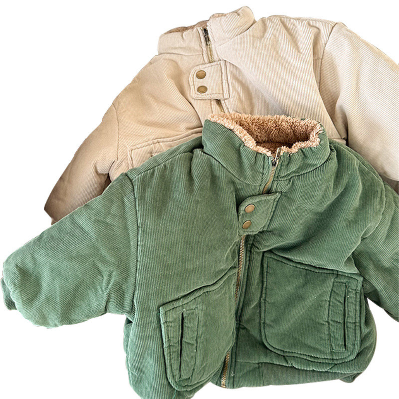 Dječji kaputi s obje strane Nošnje Jakne 2023 Zimski kašmir Kaput Jakna za dječake 1-7Y Dječji kašmir Kaput Obostrano