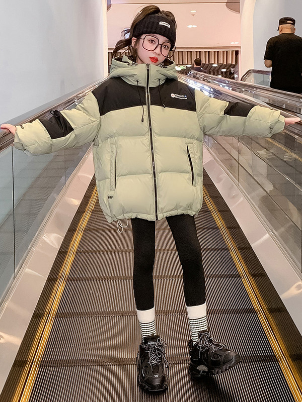 Zimski dječji pamučni kaput Nova topla skijaška jakna s kapuljačom za djevojčice CH209