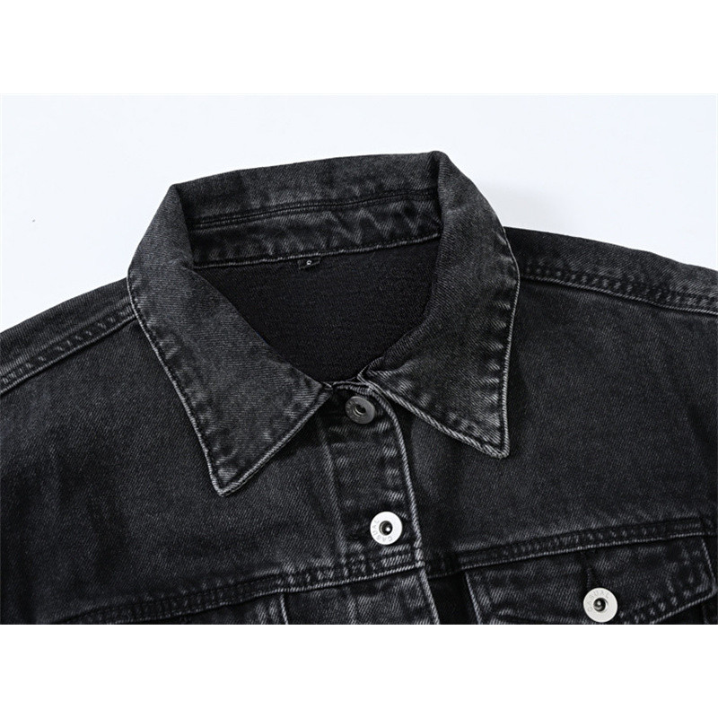 Ženske jakne 2023. Nova gornja odjeća za proljeće i jesen Traper kaput s otvorenim ovratnikom Pamučna jakna za žene Opuštena ležerna plava jeans jakna