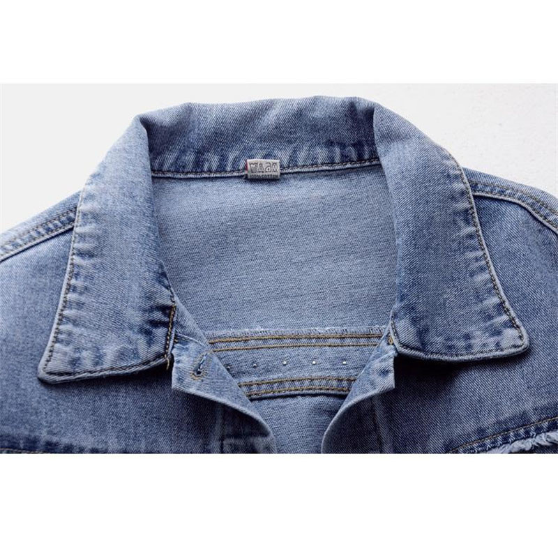 Nova traper jakna proljeće jesen 2023. Ženske majice dugih rukava Kratki jean kaput Modna vintage plava gornja odjeća Ženska odjeća