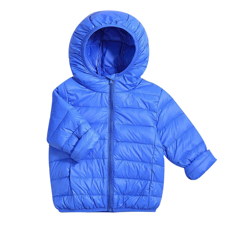 Džemper za malu djecu, dječake, jednobojna zimska jakna s kapuljačom, debela topla topli kaput, otporan na vjetar