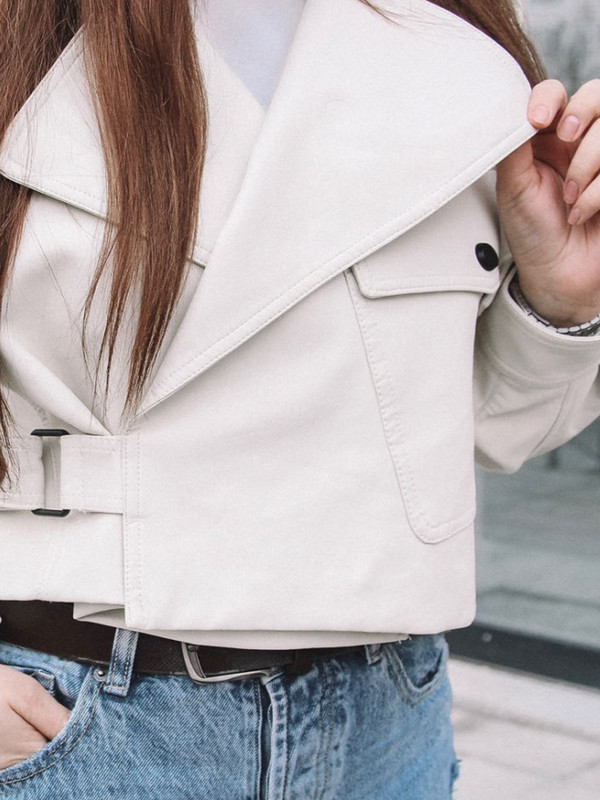 FMFSSOM Nova jesenska ženska jakna od umjetne kože Pu motociklistička biciklistička crvena jakna s otvorenim ovratnikom široka ulična crna punk gornja odjeća