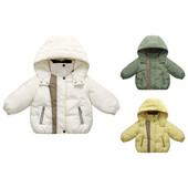 Djeca, mala djeca, djevojčice, dječaci, zimska topla jakna s bočnim omotačem, kaput, jakna od flisa za male dječake, zimske jakne za malu djecu, dječake