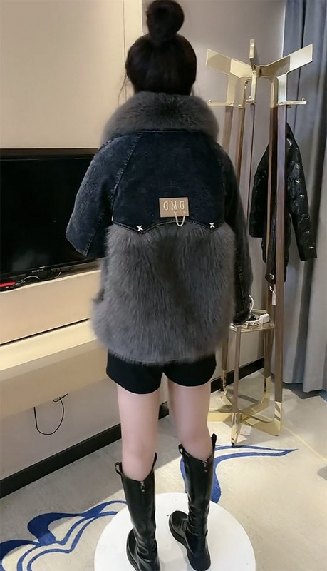 Modes kažoki sieviešu džinsa jaka 2023. gada ziemas mētelis, jauns sieviešu parks, silts ikdienas sieviešu jakas Virsdrēbes