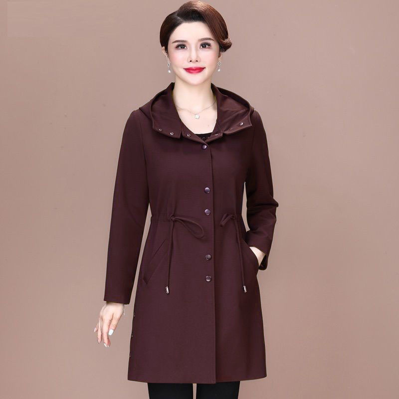 Középkorú anya kabát XL-5XL női széldzseki 2023 új, kiváló minőségű női kabát tavaszi őszi temperamentum vékony